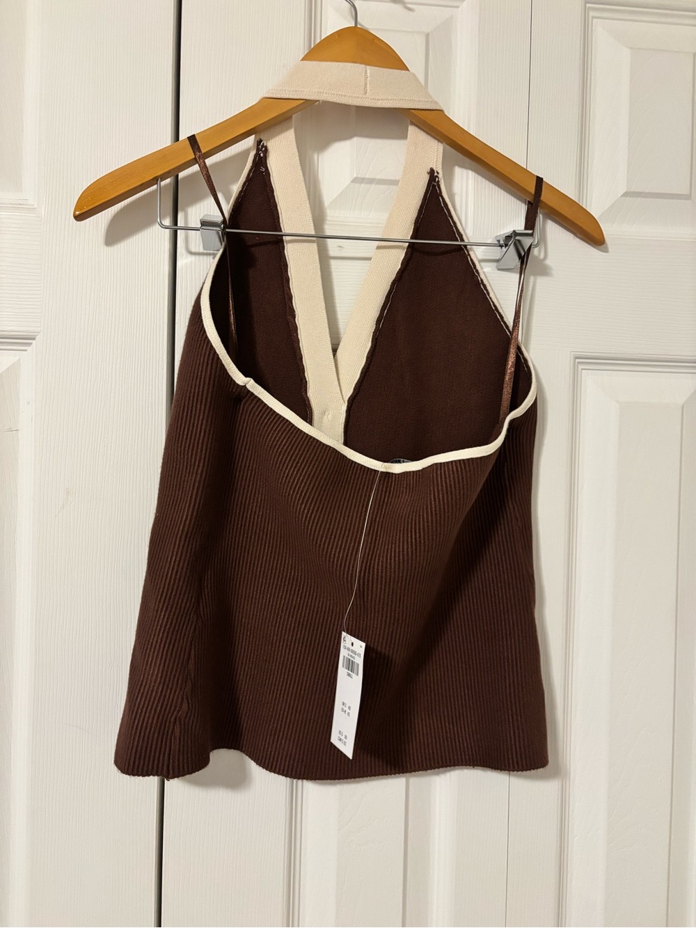 NWT A&F Ribbed Halter Neck Top - Picture 11 of 12